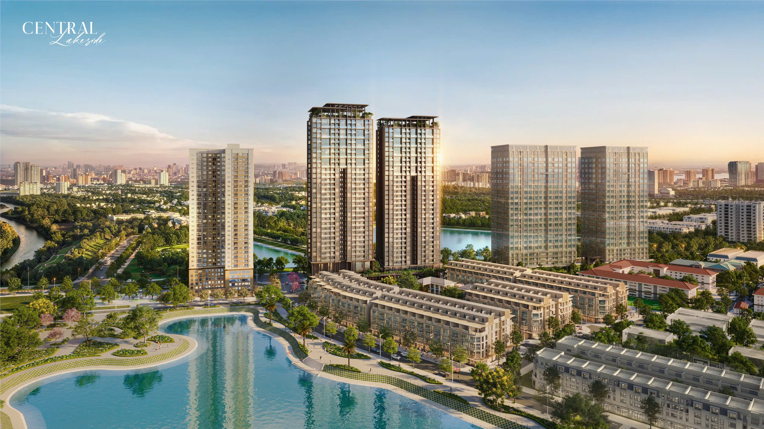Phối cảnh Central Lakeside Trung Văn Tố Hữu